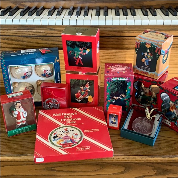 Disney Other - Lot of 12 Disney Vintage Goofy Christmas Ornaments